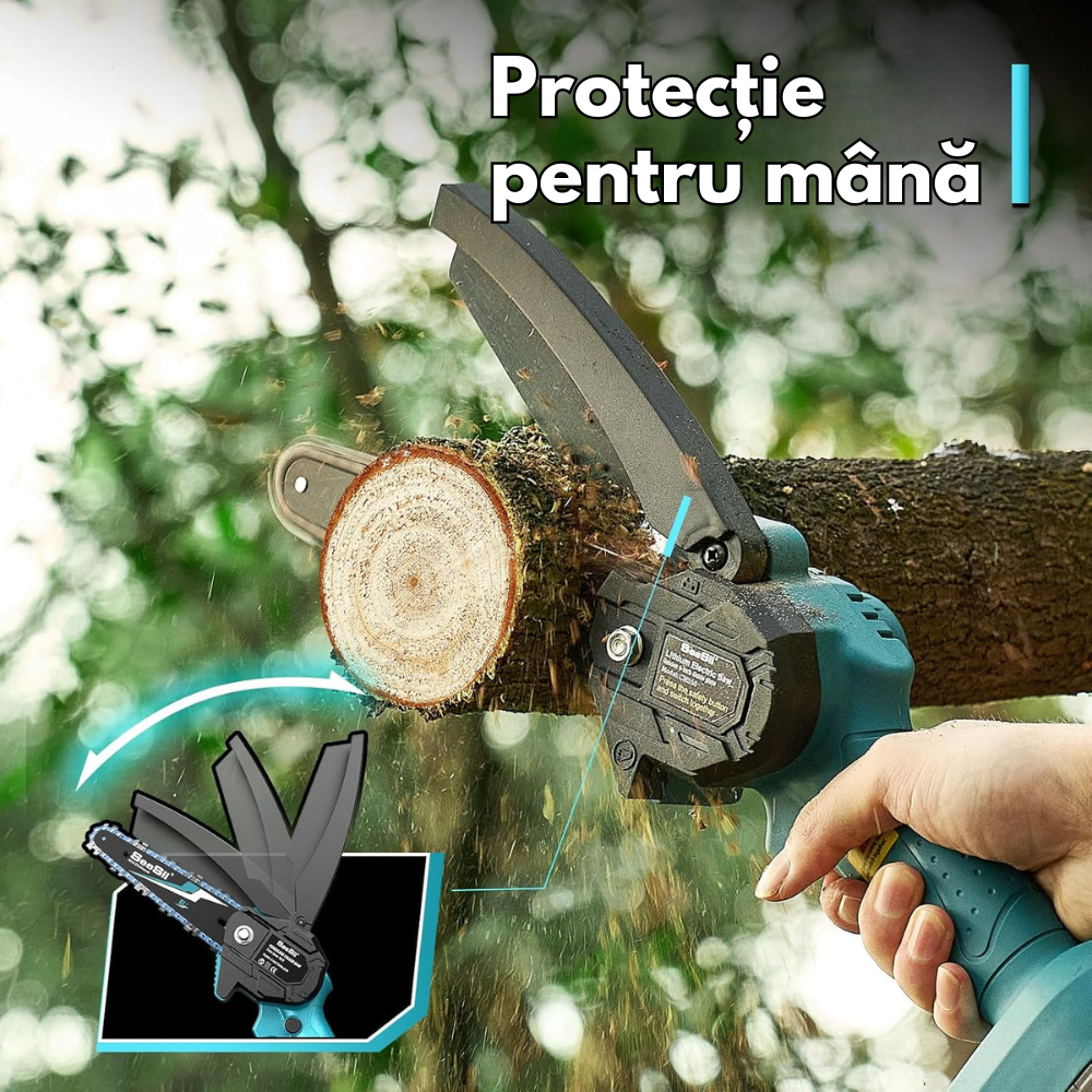 Mini drujbă cu lama de 15cm