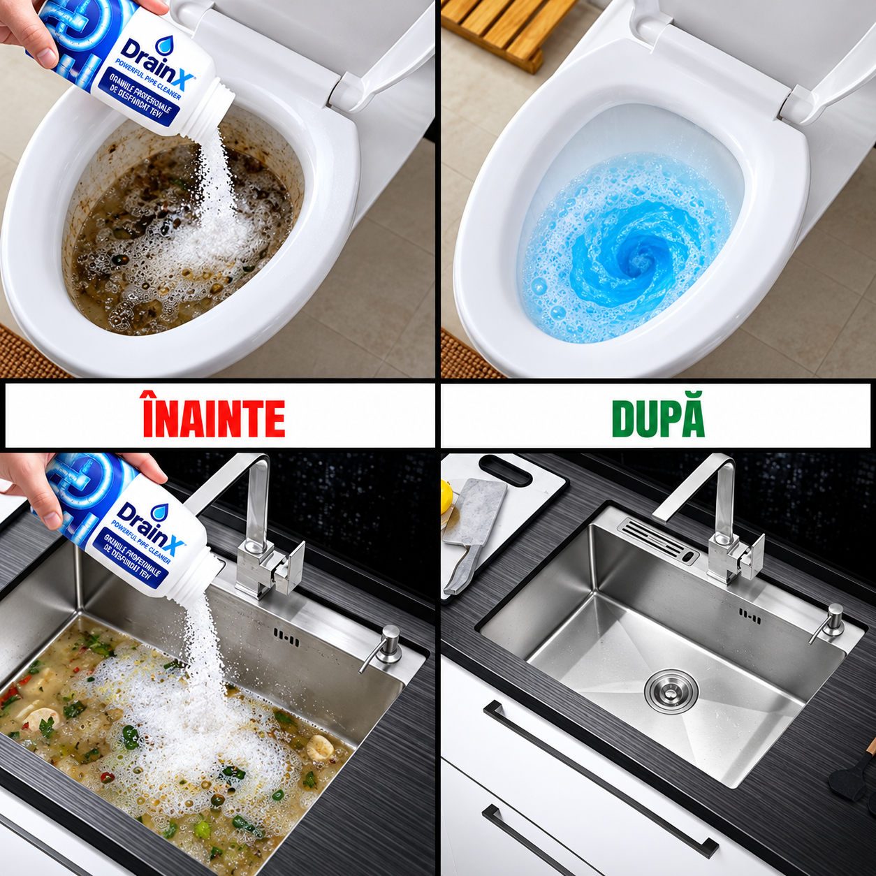 Soluție instantă pentru desfundat