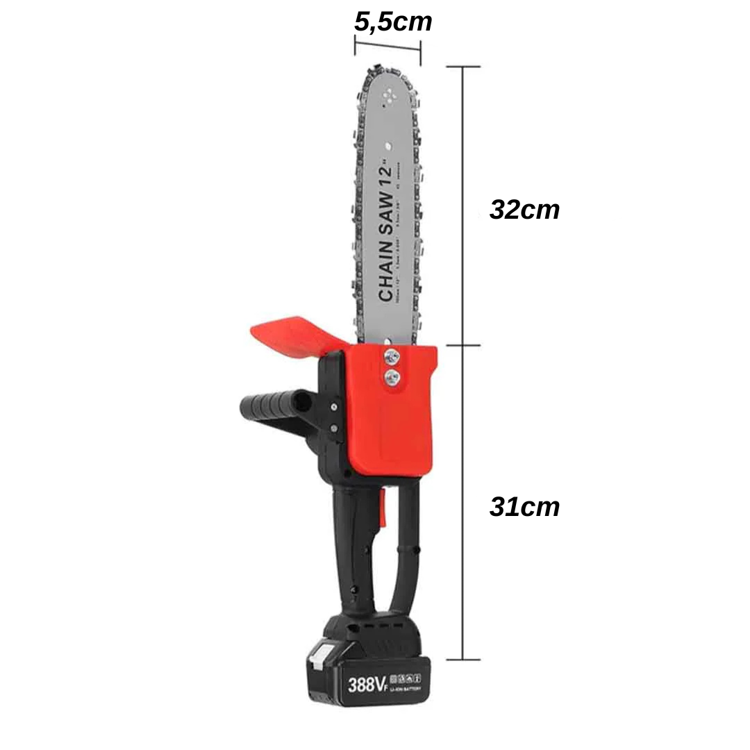 Drujbă cu lamă 32cm + 2 acumulatori 48V