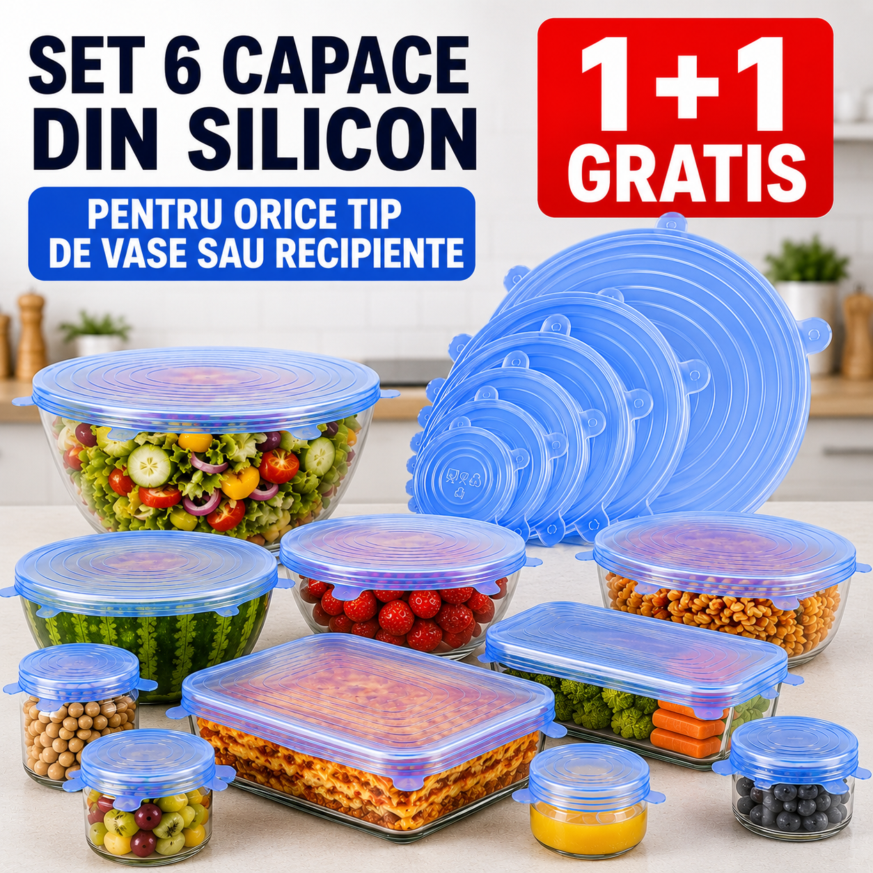 Set capace silicon