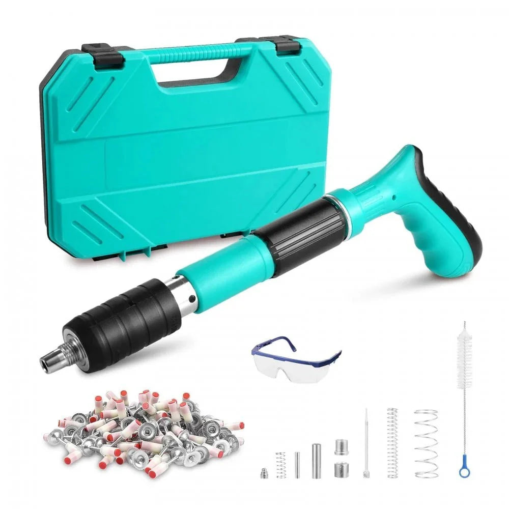 Kit pistol pentru fixat cuie + Set cuie